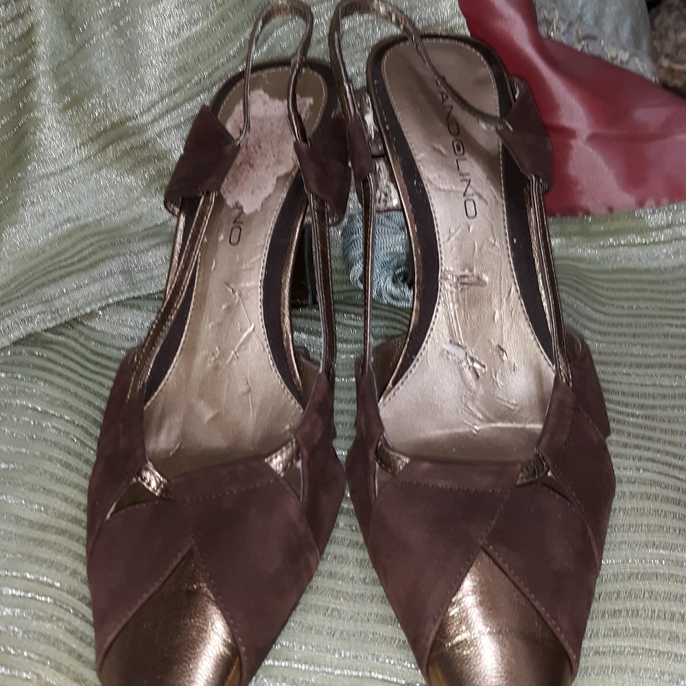 Sling back heels